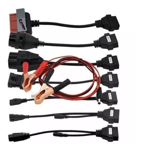 Kit De Cabos Obd2 Linha Leve Carros Adaptadores Para Scanner