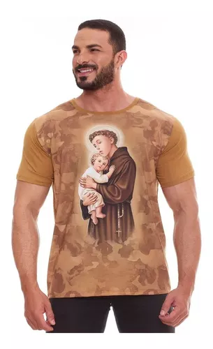 Camiseta infantil religião santo antonio