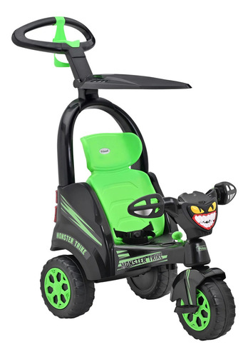 Triciclo Push Car Prinsel Super Trike Monster 2 En 1 Color Unisex Monster