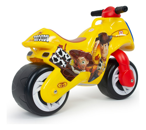 Moto Montable Correpasillos Infantil Neox Toy Story 4 Injusa Color Amarillo