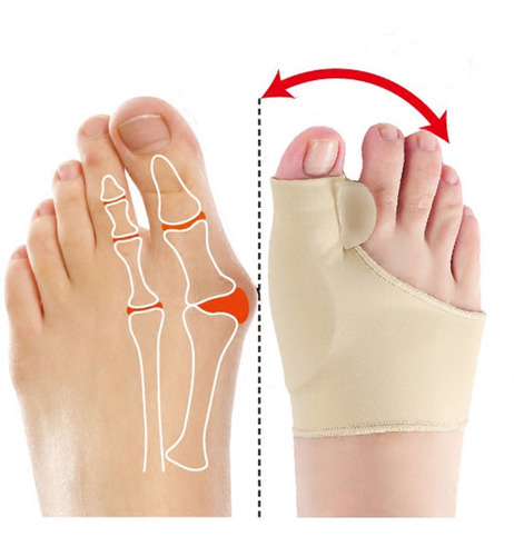 Protetor Para Os Pés Em Tecido Com Elastano Com Separador