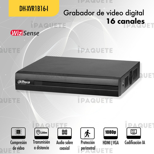Dvr Xvr Seguridad Dahua 16ch Full Hd Cctv Hdmi Vga Usb +2 Ip