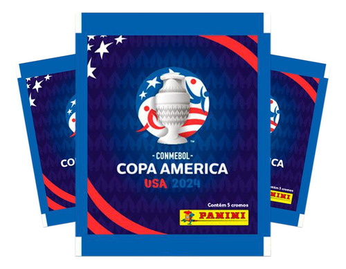 35 Sobres Figuritas Copa América Usa 2024