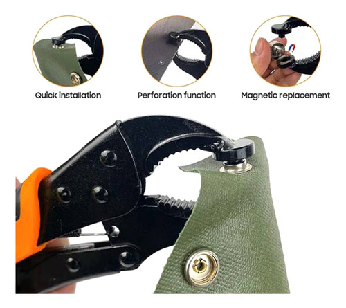 Herramienta C5 Heavy Duty De Cierre A Presión, Kit De Herram