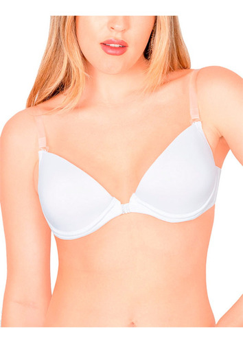 Bra Espalda Transparente Broche Al Frente Vicky Form 2207