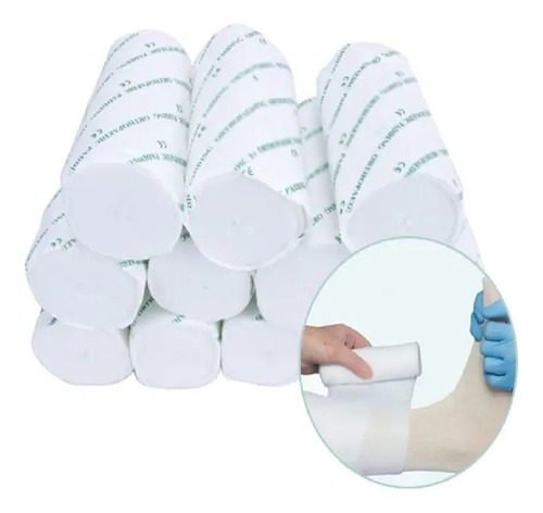 Pack 6 Venda Algodon Antes De Yeso Guata Yeso 10cm X 2,70m