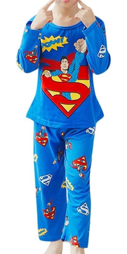 Conjunto De Pijamas Para Niños Hero Cartoon Niños Niñas Ropa