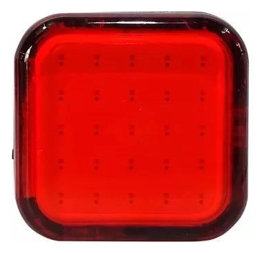 Luz Recargable Usb Trasera Bici Running 120 Lumens Seguridad
