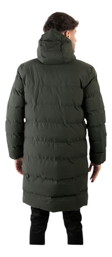 Campera Hombre Inflada Parka Larga Impermeable