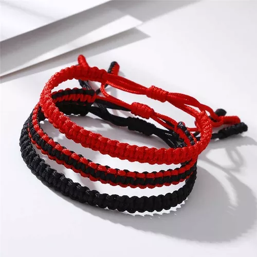 Regalo Romantico para Parejas. Pulseras Parejas hilo rojo del destino -  Regalo Aniversario - Cofre con 2 Pulseras de Hilo Rojo de Leyenda Japonesa  y