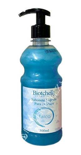 Sabonete Liquido Para As Mãos Biotchelly Talco 500ml