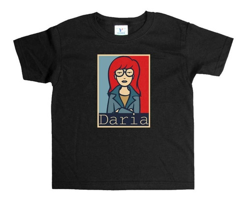 Remera Negra Daria Art#11