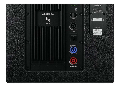 Subgrave Ativo Mak Pro Mk-sub12a 12'' 600w Bi-amplificada