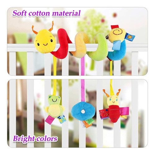 Juguete De Peluche Con Forma De Abeja For Cochecito De Reci