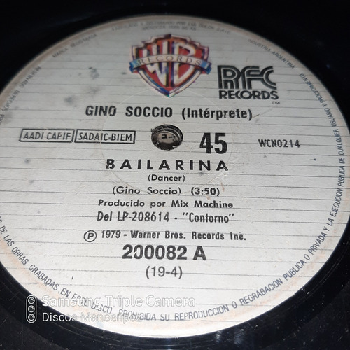 Simple Gino Soccio Wb Records C20