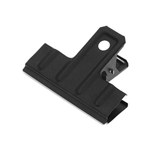 Clips De Papel Grandes Y Negros, Engrosados, 10 Piezas ...