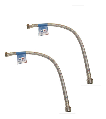 Pack 2 Flexibles Agua Hi He 1/2 50 Cm - Taumm