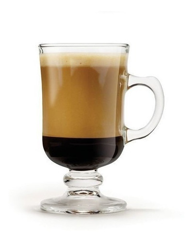 Imagen 3 de 3 de Pack 6 Tazas De Vidrio Para Café O Cappuccino 120ml Portugal