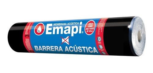 Barrera Acústica 3mm Emapi 1 X 5mts Tipo Barrier