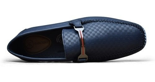 Imagen 2 de 4 de Zapato Karosso Kasual 10101 Azul Ultramar Atanado