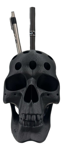 Porta Plumas Lápices Calavera Cráneo Impresión 3d