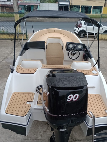 Lancha 18 Pés Rs 180 Com Motor Mercury 100 Hp 4 Tempos 0km