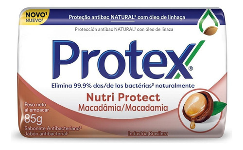 Sabonete Barra Nutri Protect Macadamia Protex 85g