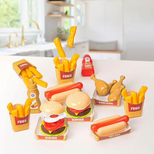 Technok 79pcs Pretend Play Juguetes De Cocina...