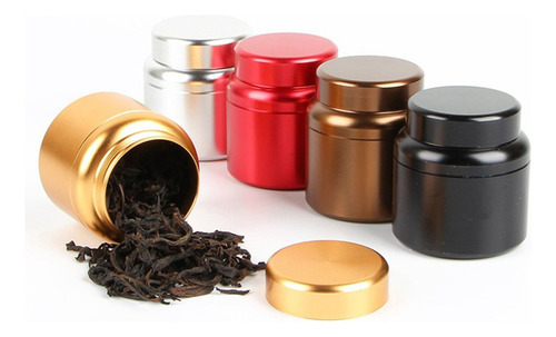 . Frasco Bien Sellado For Café Té De Azúcar En Aluminio