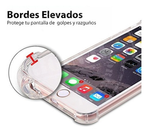 Carcasa iPhone 5 5s Se Estuche Transparente Liviano Antichoq