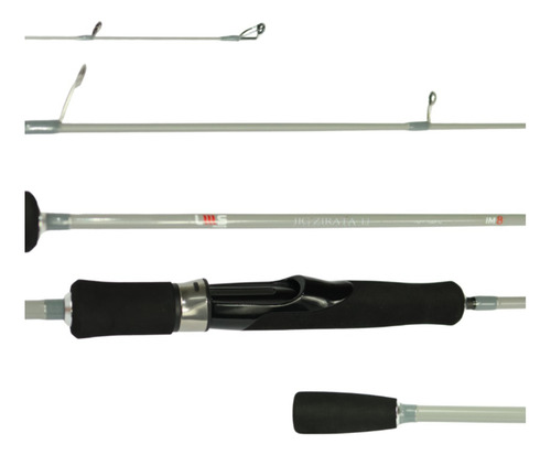 Vara Lumis Jig Zirata Lj 1,92 M Pe 0.8 - 1.5 Up Set Molinete