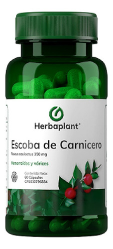 Escoba De Carnicero 350 Mg 60 Capsulas Herbaplant