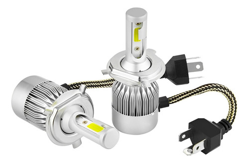 Led Turbo Led Conector H4 Potente Led Para Auto