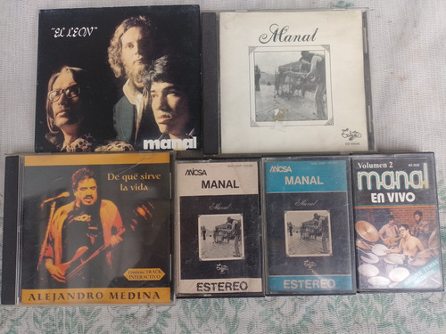 Cd Manal Cass Lote Onda Gatos Cream Hendrix Almendra Morís (Usado)
