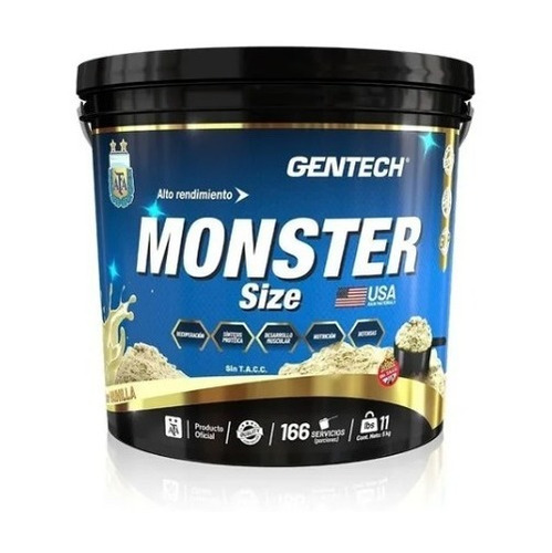 Whey Proteina 7900 Monster Size 5 Kg Sin Tacc Gentech 