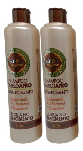 Kit Tratamento Cabelos Afro Salon Maycrene 6x500ml