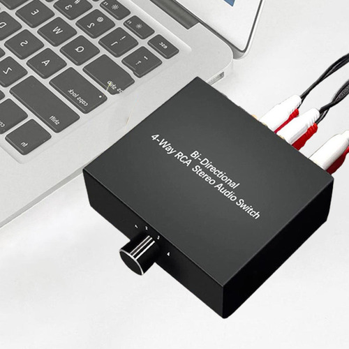 Caixa De Comutação De Áudio Bidirecional Rotacionada Rl Rca