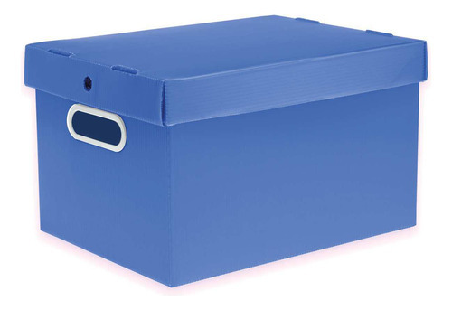 Caixa Organizadora Prontobox Azul 440x320x260 Grande