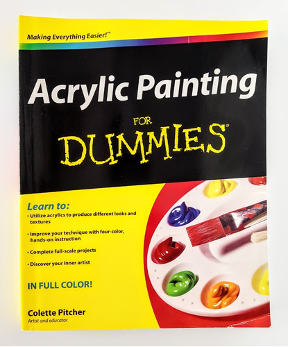 Acrylic Painting For Dummies Colette Pitcher Igual A Nuevo!