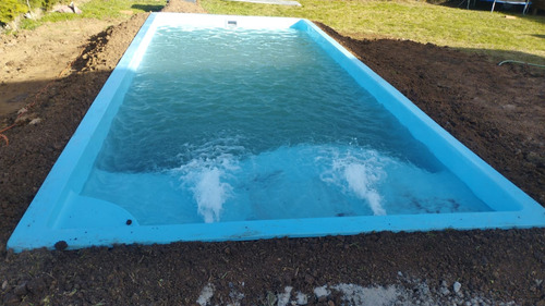 Pileta De Fibra Con Playa Incluida 7.80 X 3.40 X 1.20 A 1.70