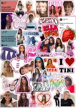 Comprar Stickers Calcos Vinilo X20 Tini Stoessel Termo Compu Mate