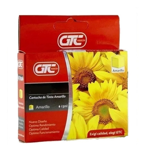 Cartucho Alternativo Gtc 196/195/197. Amarillo (castelar)