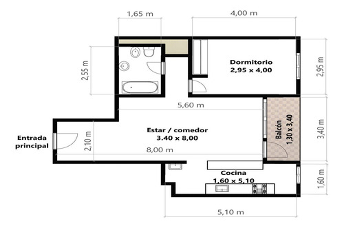 Venta Departamento 2 Ambientes Amenities Torre Dosplaza Caballito