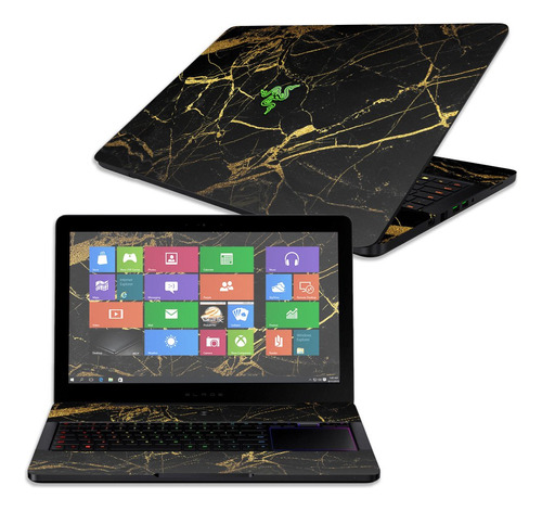 Mightyskins Skin Compatible Con Razer Blade Pro De 17 Pulga.