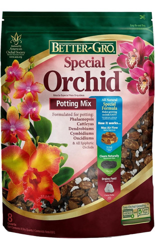 Sun Bulb 5002 Better-gro Special Orchid Mix, 8 Cuartos De Ga