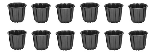 Molde Cristaly-canele, Copo De Muffin Cannele, 12 Peças Anti