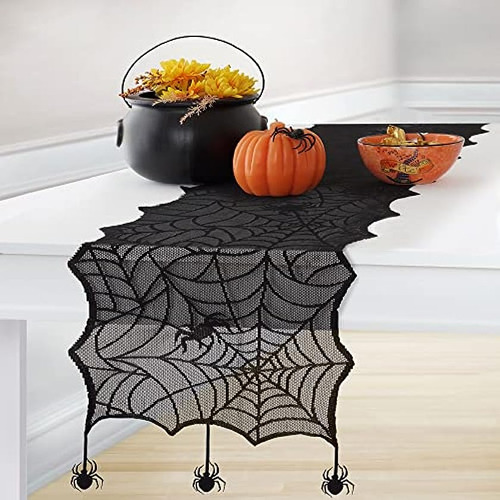 Camino De Mesa Diseño Halloween Elrene Home Fashions ;o