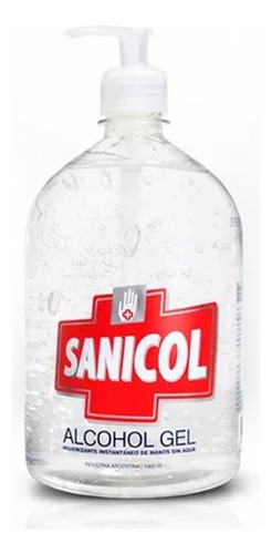 Alcohol En Gel Sanicol X 1 Litro - 1000ml (2 Unidades)