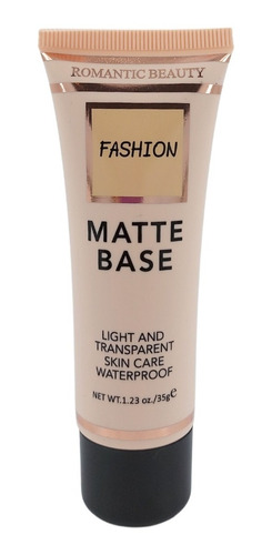 Base matte Full Coverage Waterproof Para Maquillaje