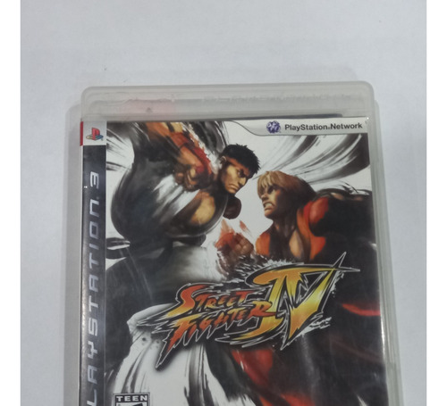 Street Fighter4 - Ps3, Original Y Sin Detalles, Con Manual